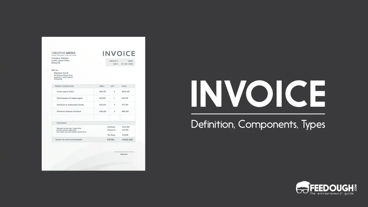 What Is An Invoice? - Components, Types, & Templates invoice