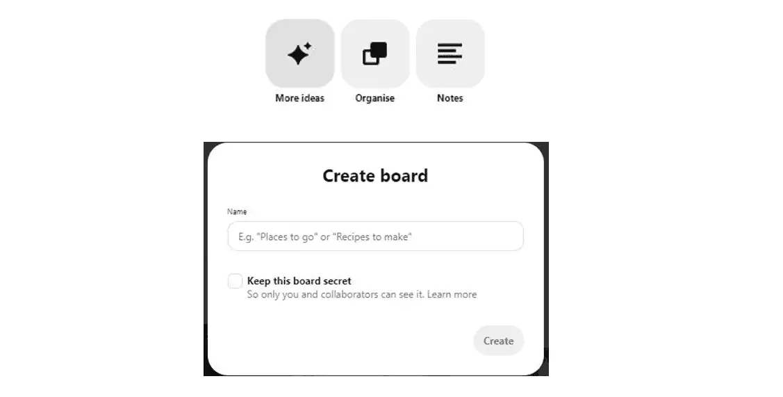 pinterest plan organise