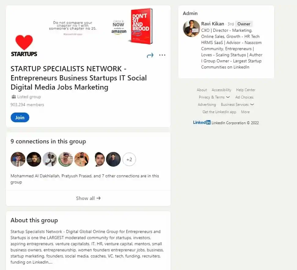 A Startup Specialists Group