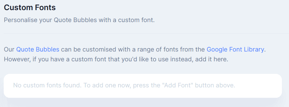 Missinglettr Custom Fonts