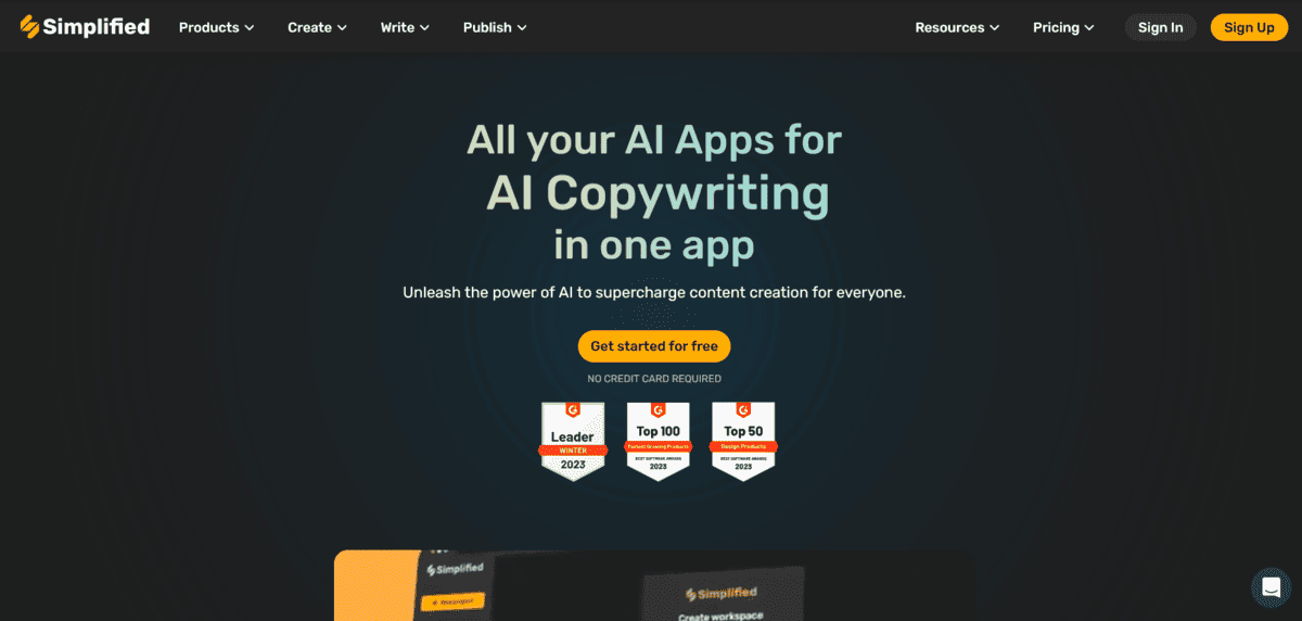 Simplified website Simplified - AI Tools for Students