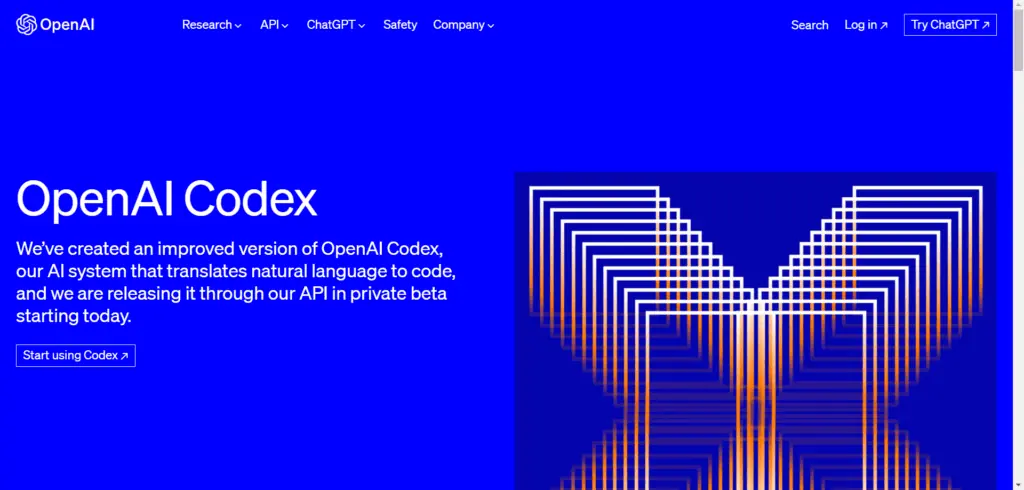 Codex- ChatGPT Alternatives For Coding
