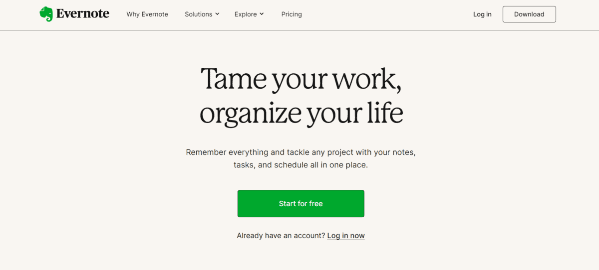 Best Ideation Tools- Evernote