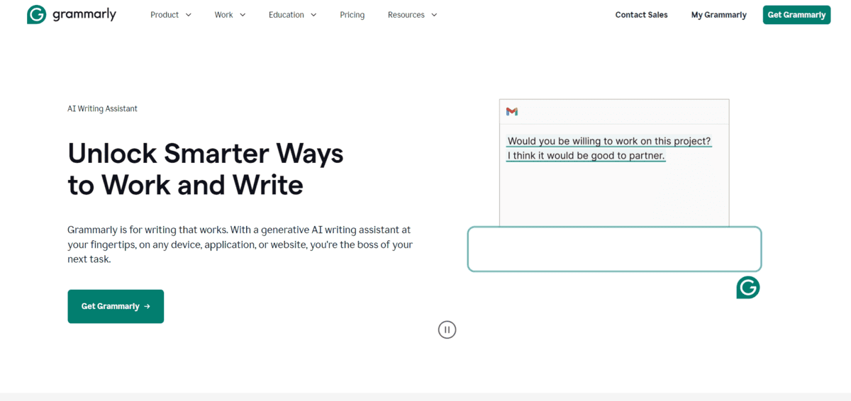 Grammarly Grammarly - Best AI Story Generator