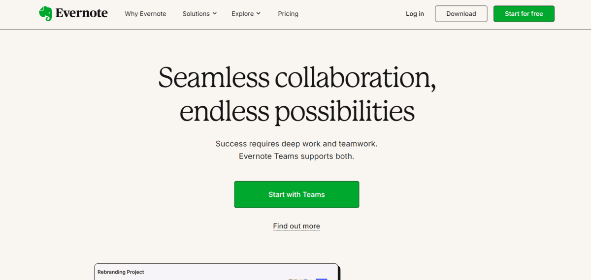 Picture6 Evernote Teams - Best Brainstorming Tool