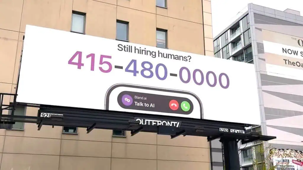 bland billboard ai in customer service